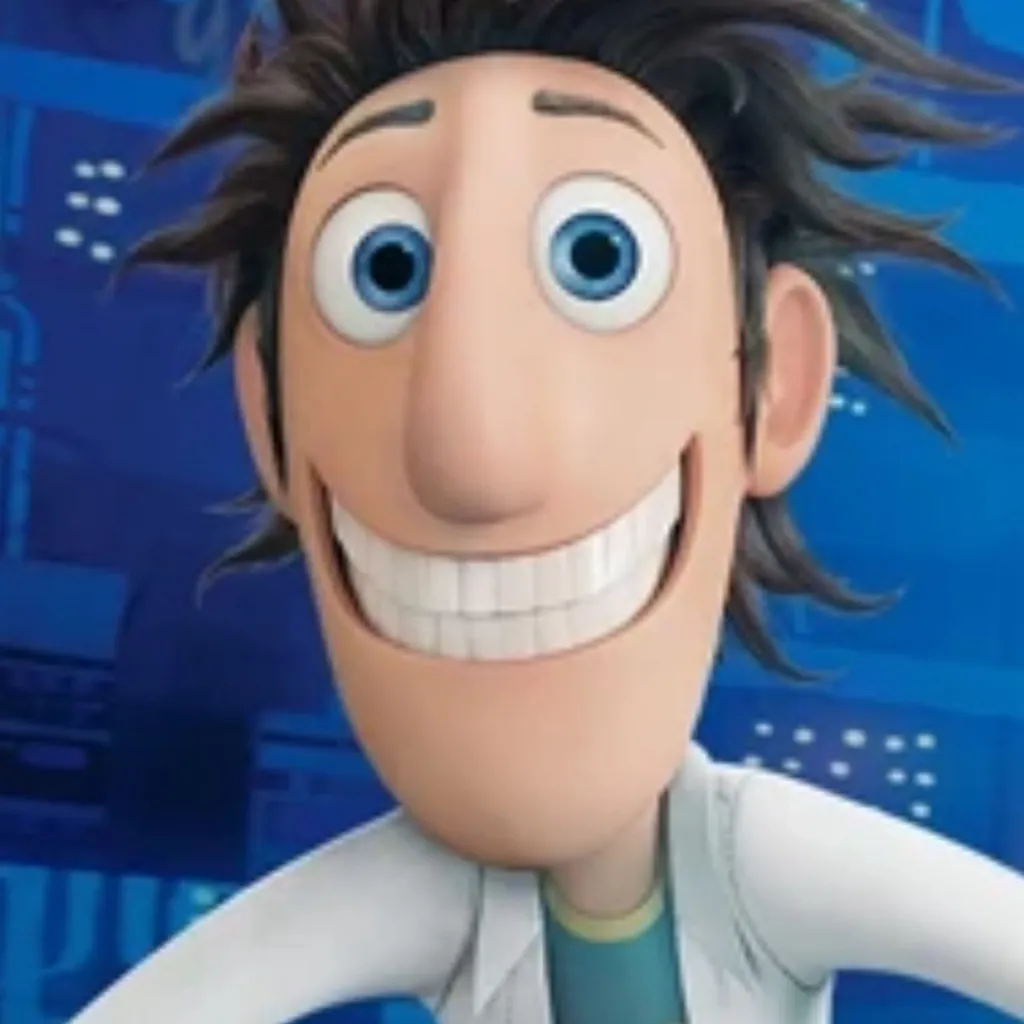 chat with ai character: Flint Lockwood 