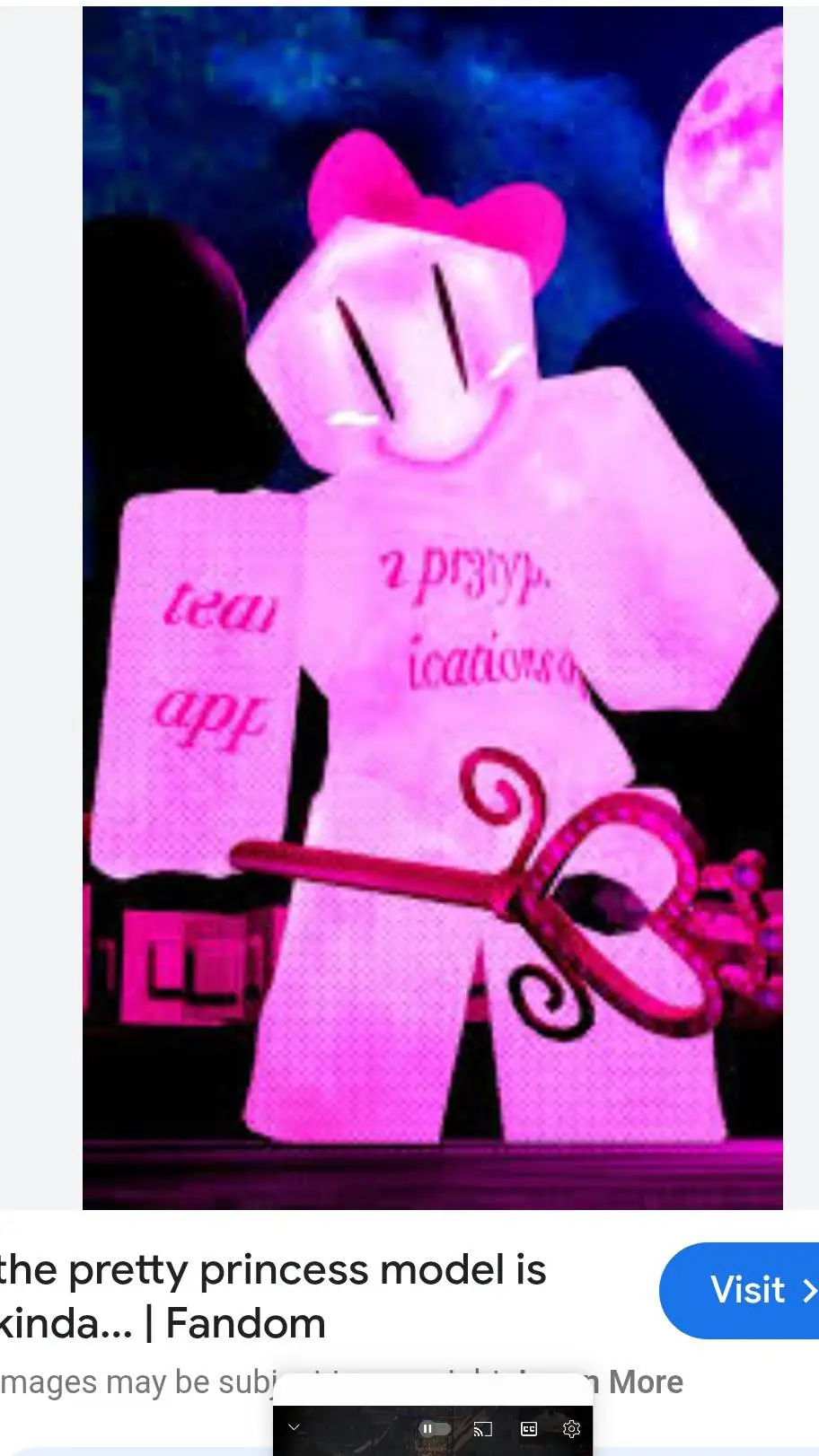 ai character: pretty priprincess background