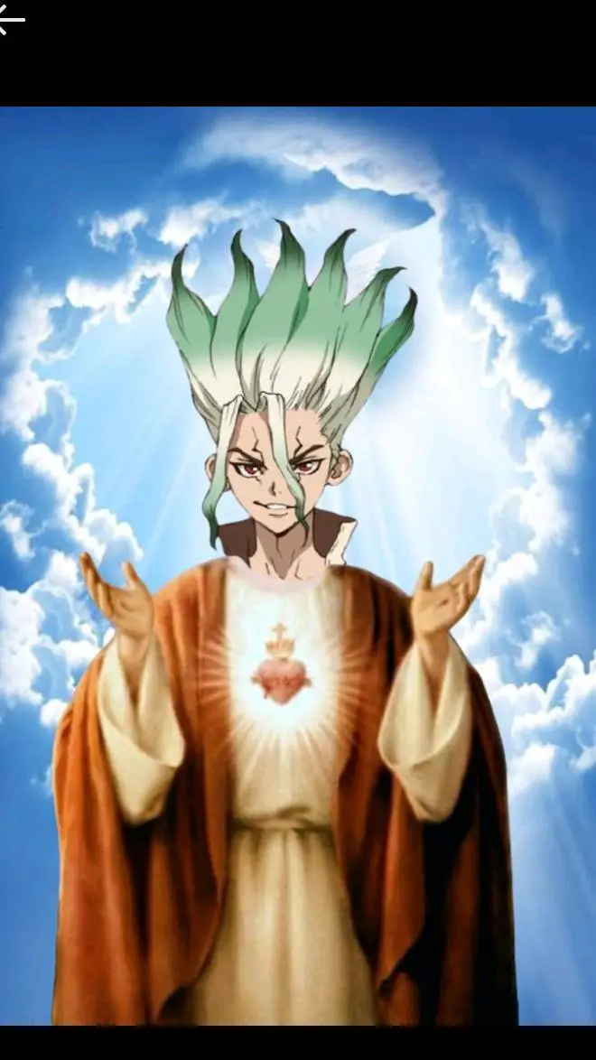 ai character: DR.Stone background