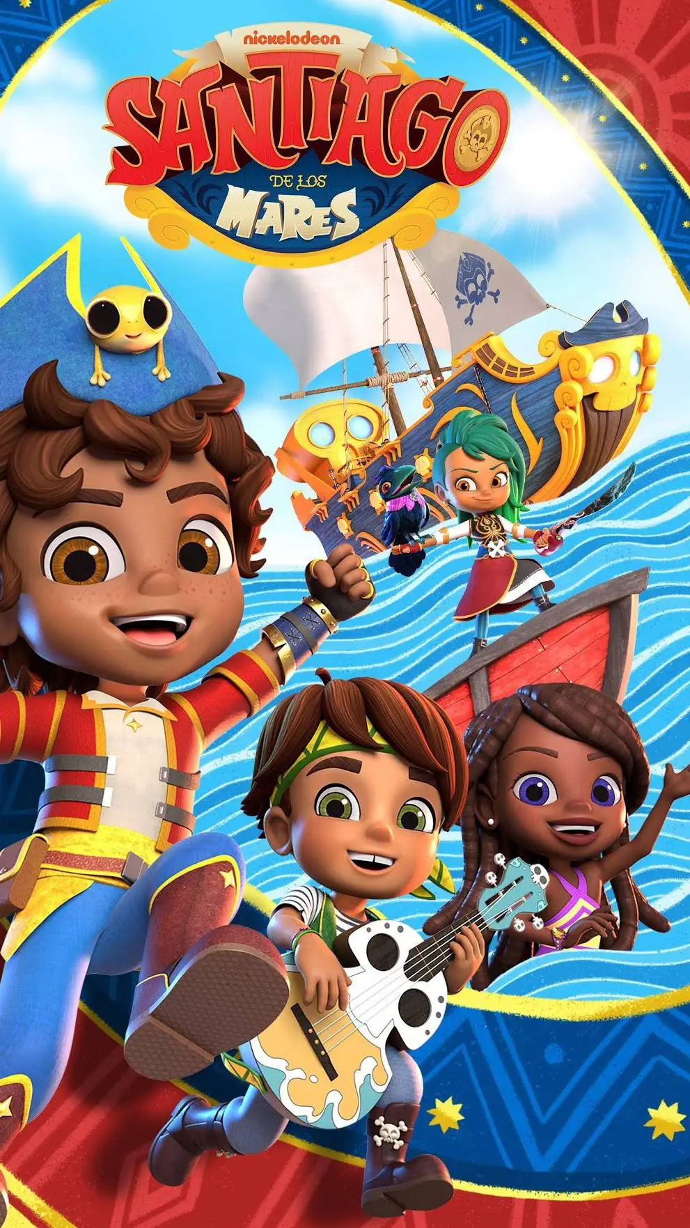 ai character: Santiago of sea background