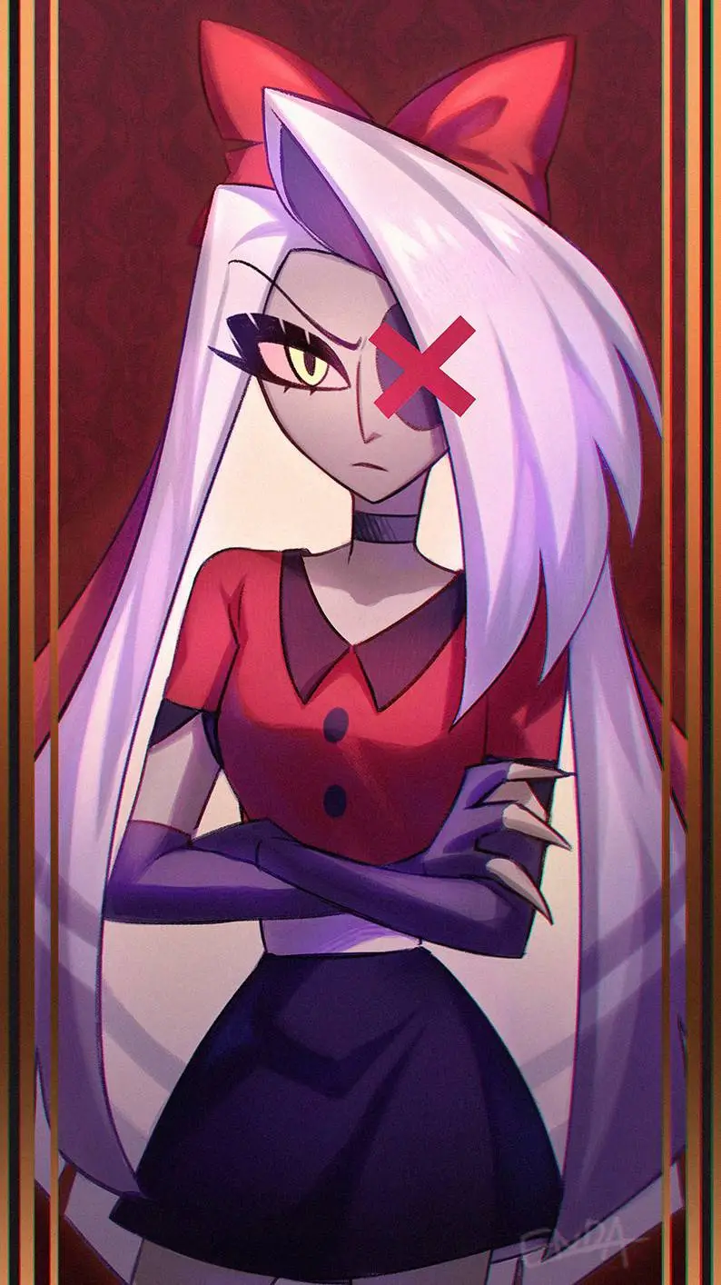 ai character: Vaggie  background