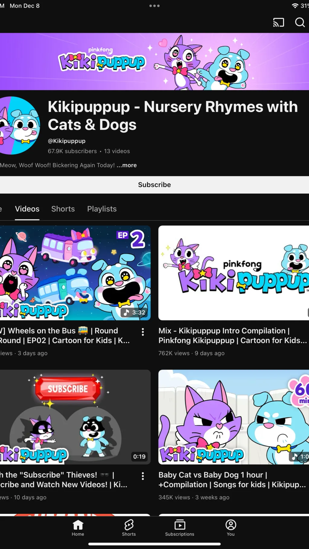 ai character: Kikipuppup background