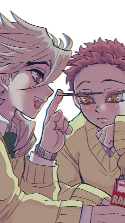 ai character: douma x akaza background