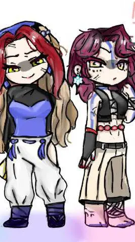 ai character: douma x akaza background