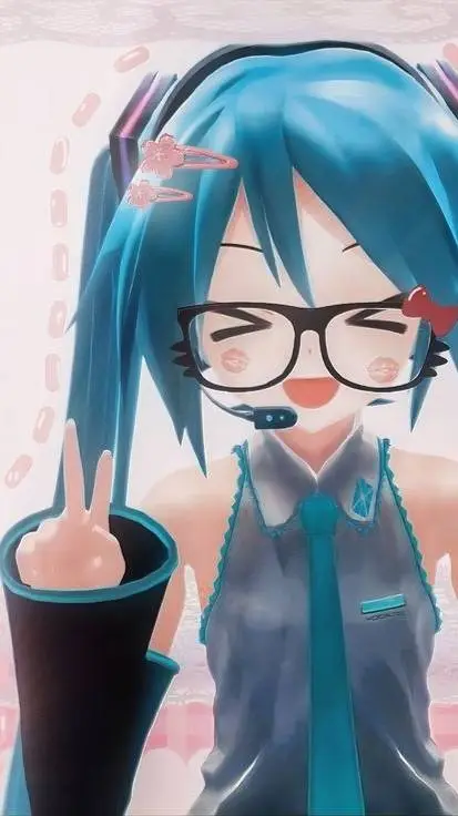 ai character: Hatsune Miku🩵🩵🩵🩵 background