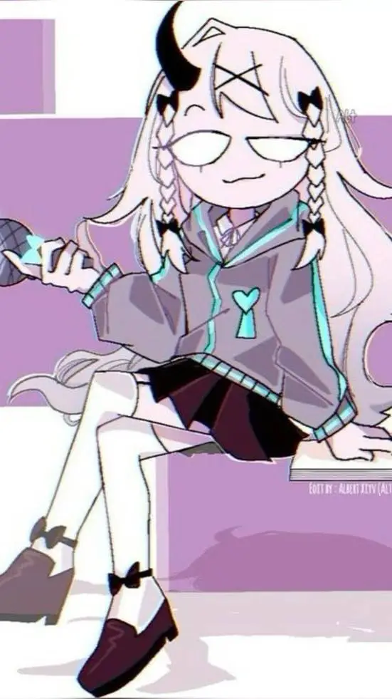 ai character: Rasazy 🖤🤍 background