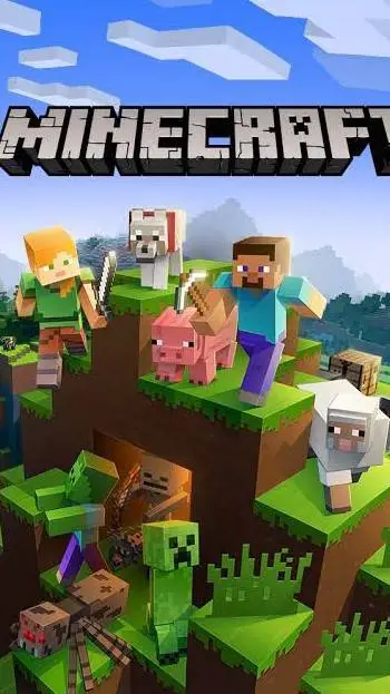 ai character: MINECRAFT background