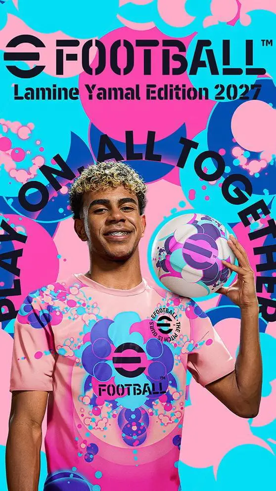 ai character: EFOOTBALL YAMAL ED background