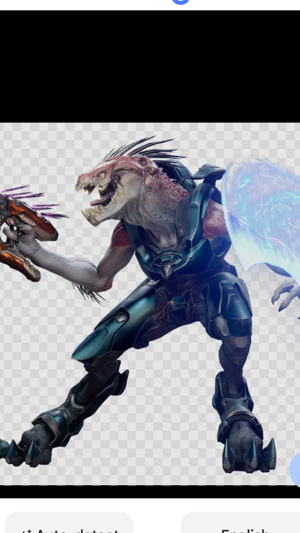 ai character: Kig yar storm  background