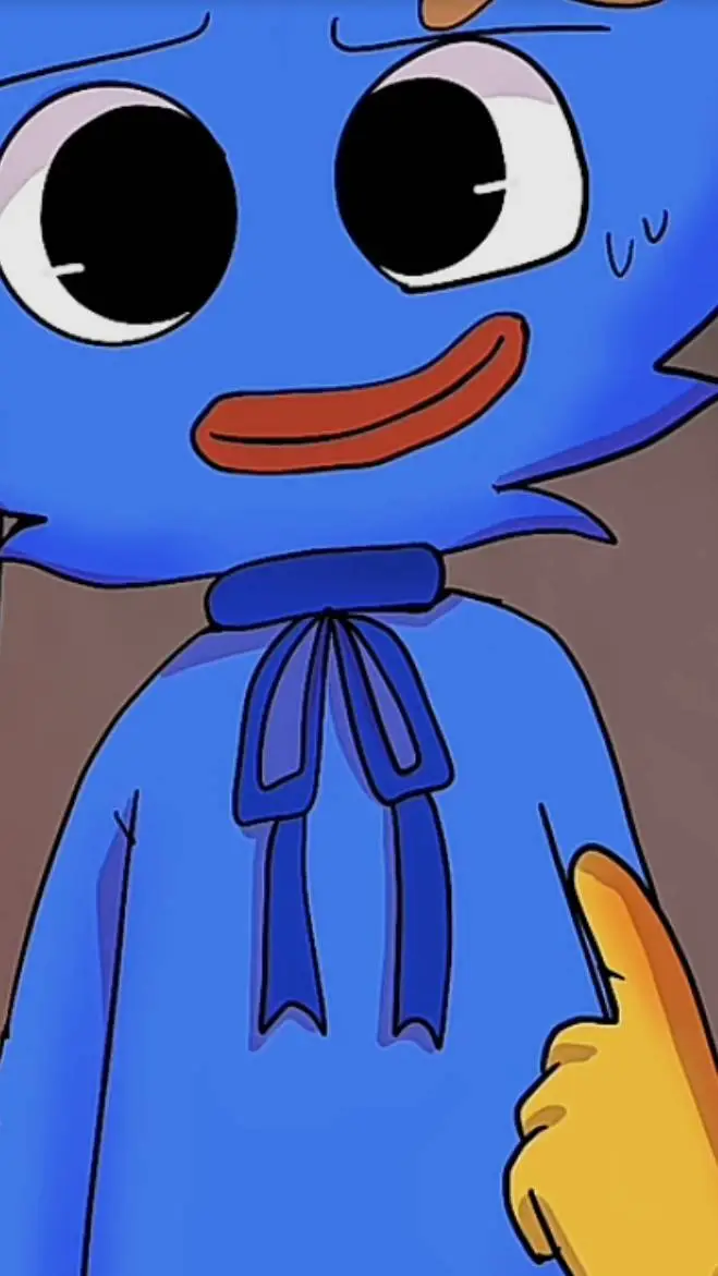 ai character: huggywuggy x kissy background