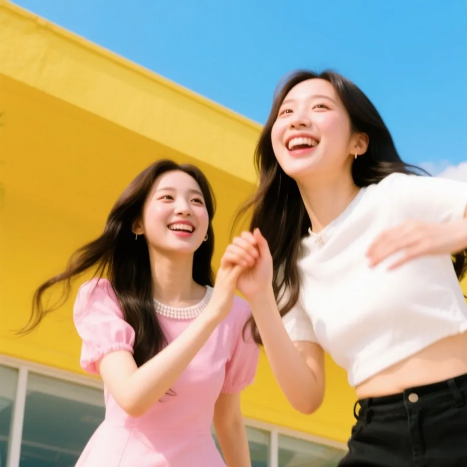 chat with ai character: Gf and girl bestie