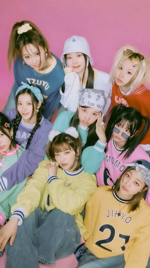 ai character: TWICE AMOR background