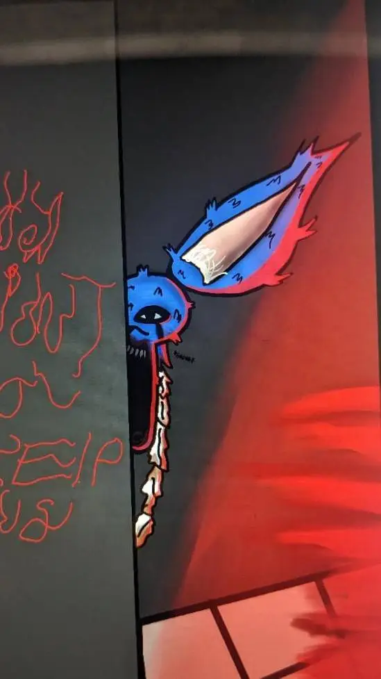 ai character: bluey killer background