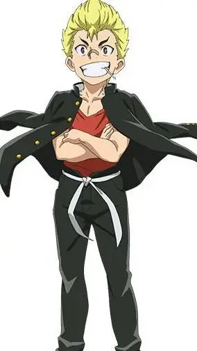 ai character: rantaro kijama  background