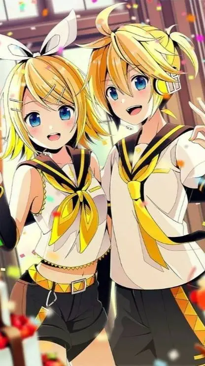 ai character: Rin y Len background