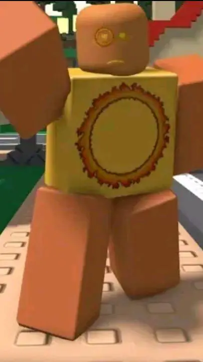 ai character: fire ring background