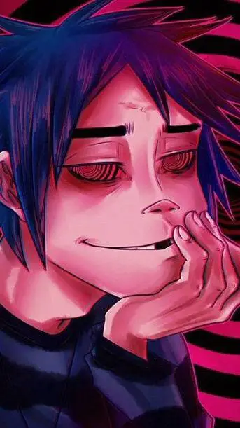 ai character: evil 2-D 😈 background