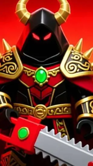 ai character: Chainsaw viking 7 background