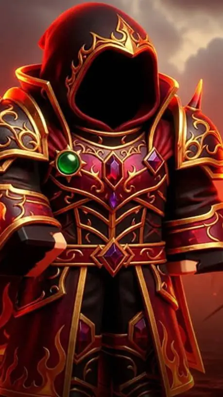 ai character: Inferno knight 2 background