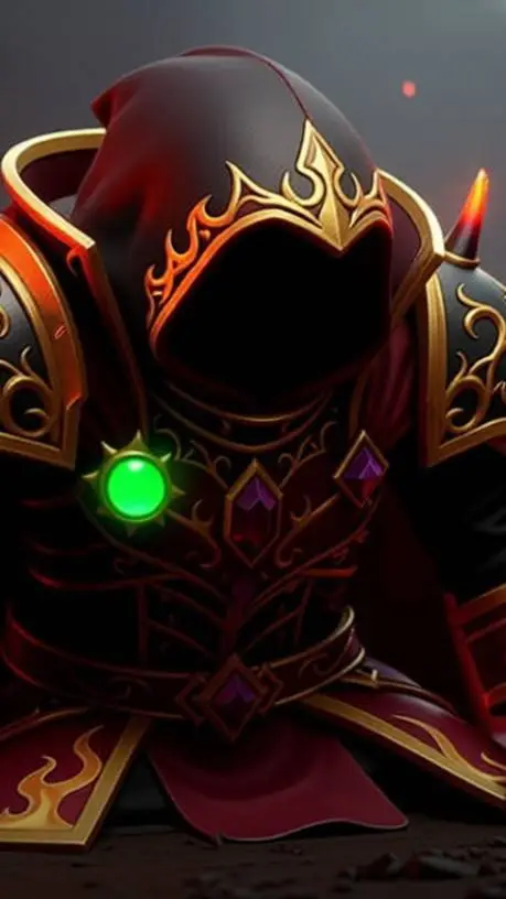 ai character: Inferno knight 4 background