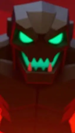 ai character: Toxic skull titan background