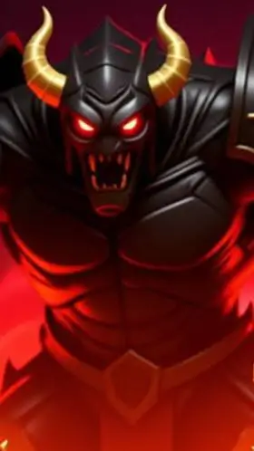 ai character: Demonic titan background