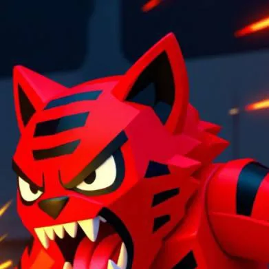 chat with ai character: Red humanoid cat