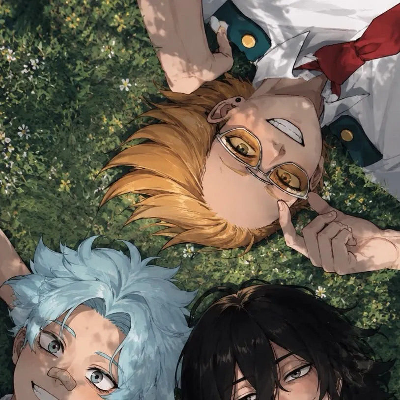 chat with ai character: Rooftop trio creep