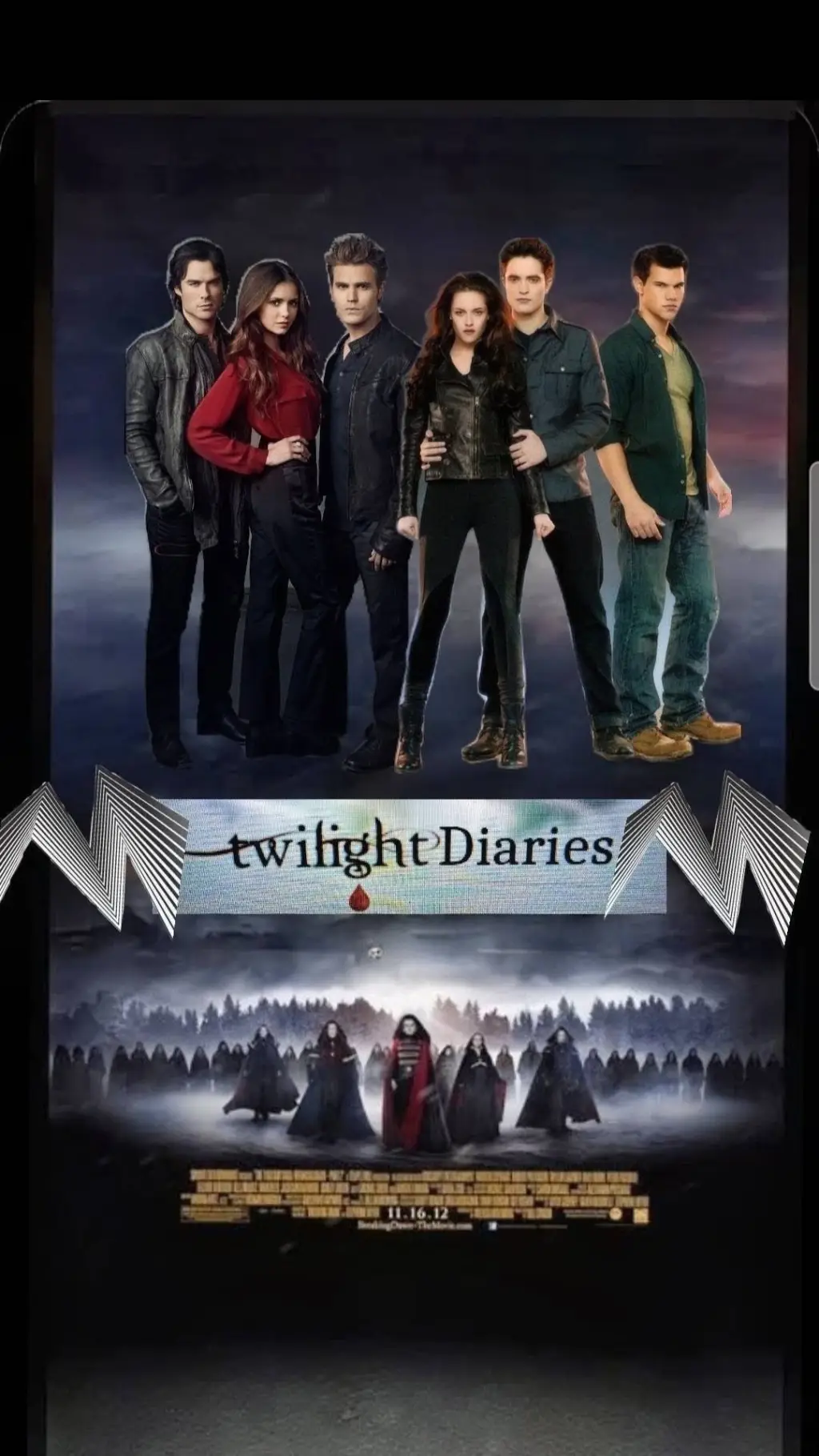 ai character: Twilight Diaries🩸 background
