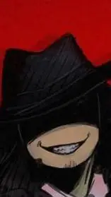 ai character: Freaky mafioso  background