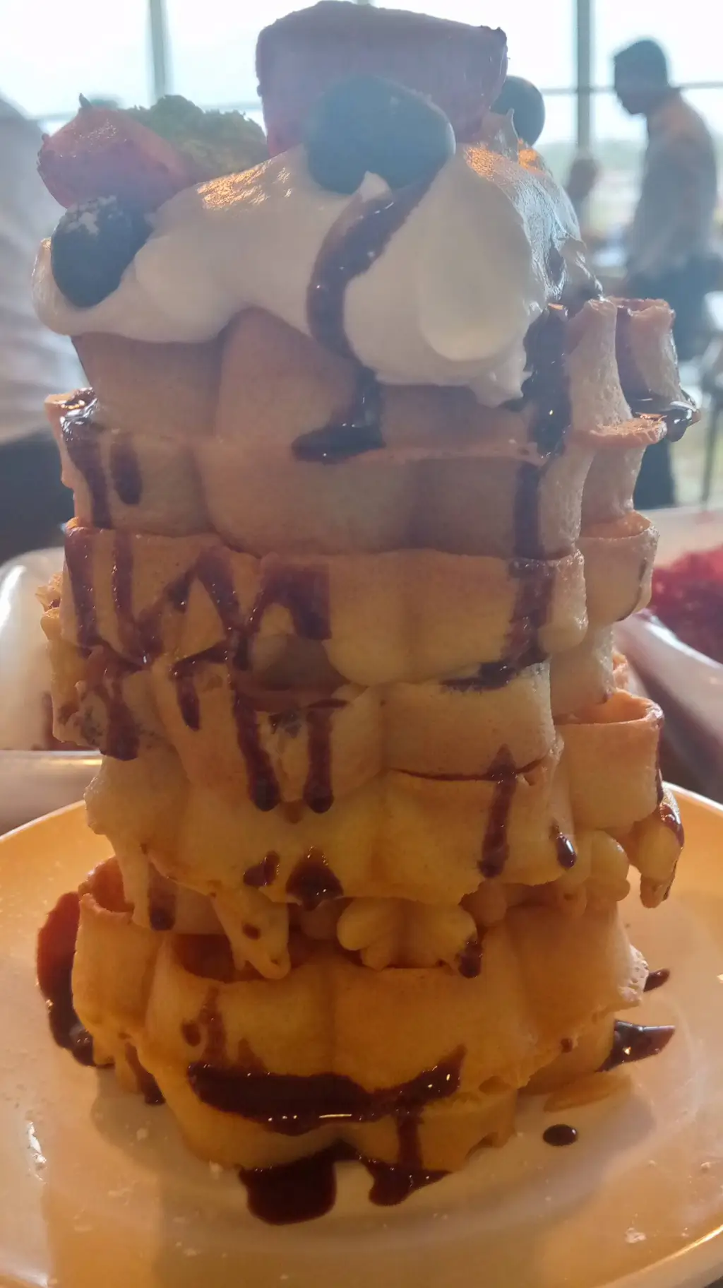 ai character: Mega pancake background