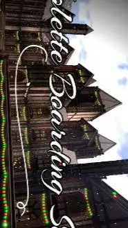 ai character: Violette boarding background