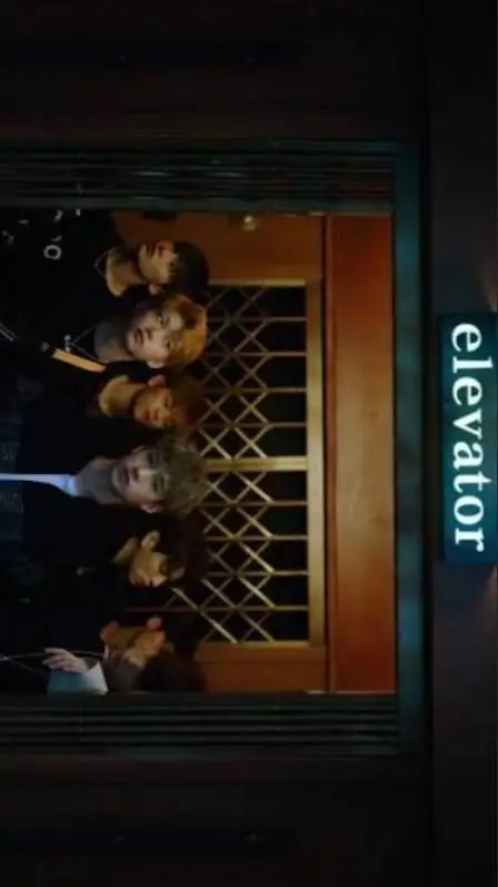 ai character: skz elevator background
