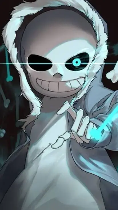 ai character: Sans background