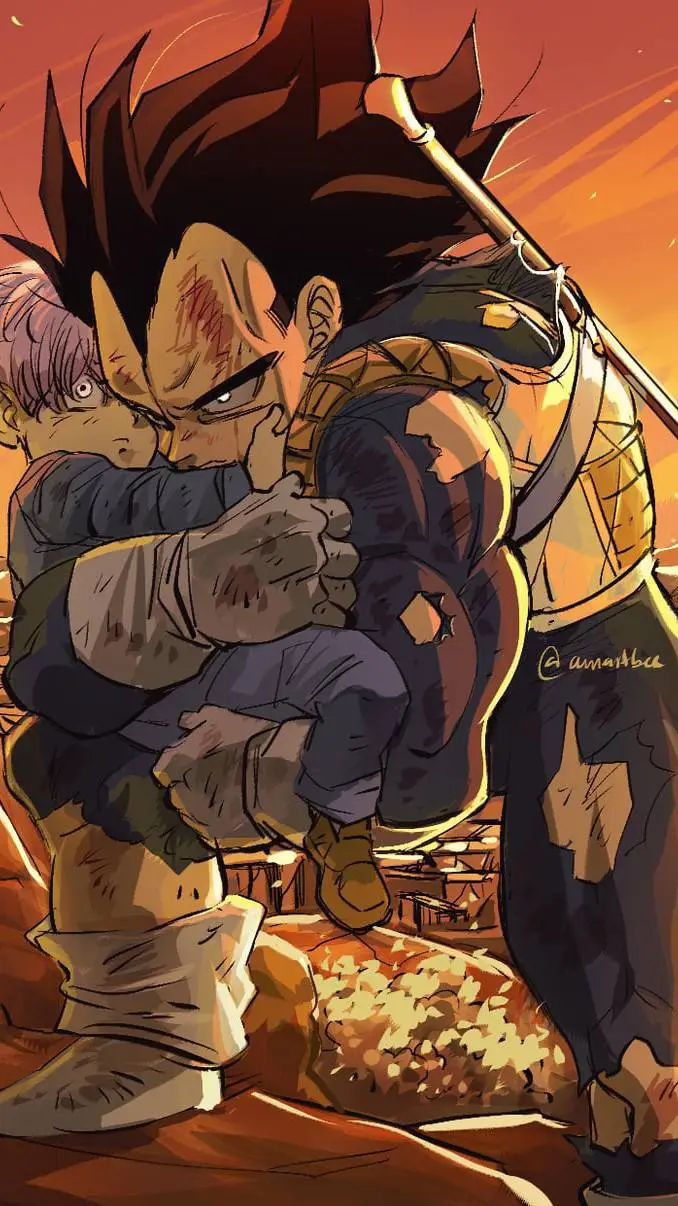 ai character: VEGETA DEL FUTURO㉨ background