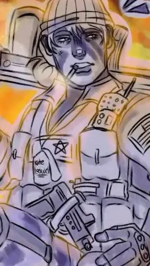 ai character: Christmas baby! background