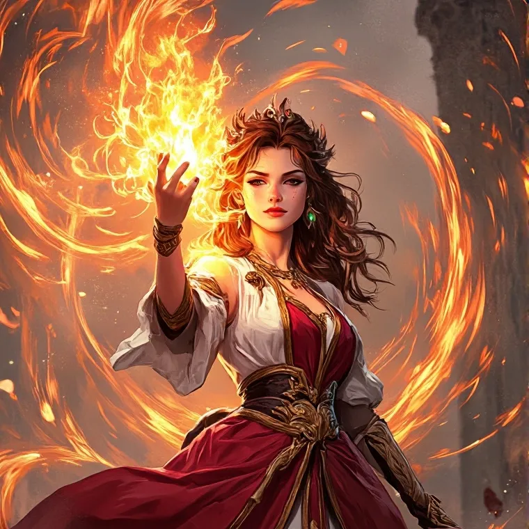chat with ai character: fire maids