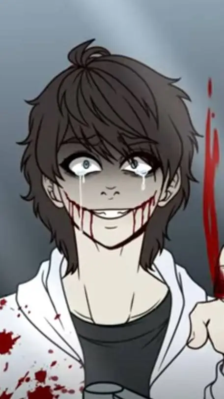 ai character: Jeff the killer..  background