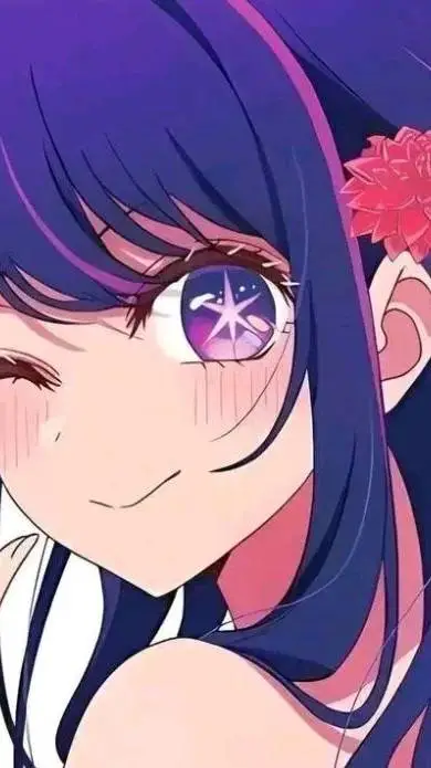 ai character: oshinoko  background