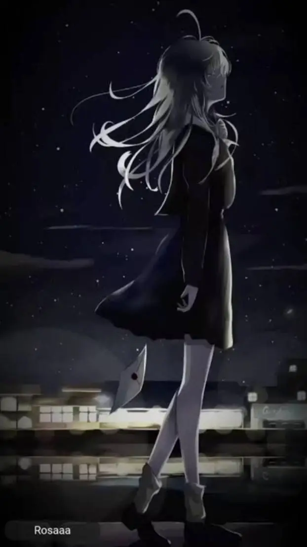 ai character: &"maya sad girl"& background