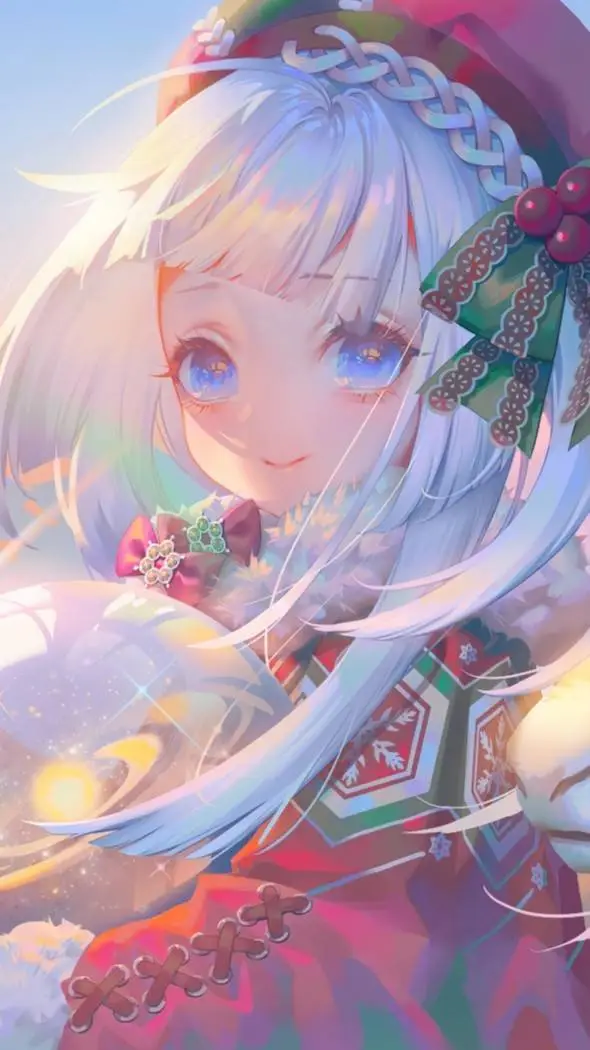 ai character: ❄️kny christmas❄️ background