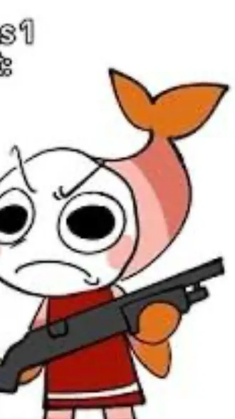 ai character: Shrimpo (freaky) background