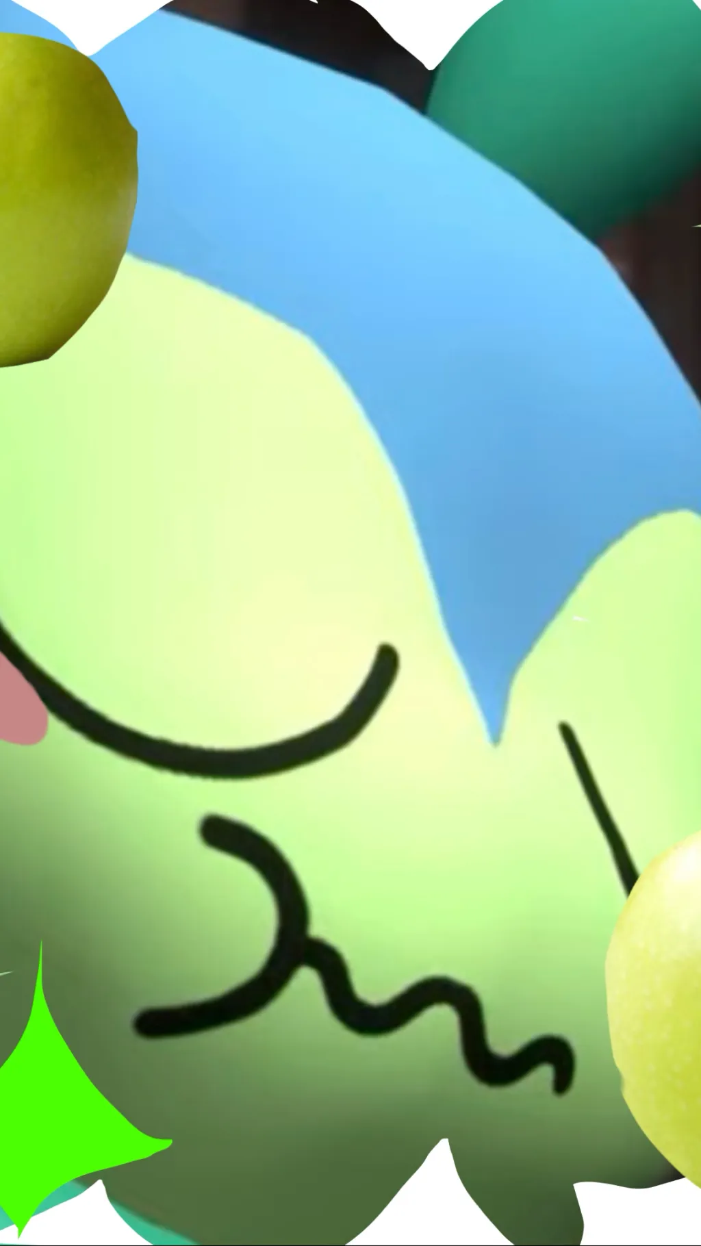 ai character: Squirm!!💚 background