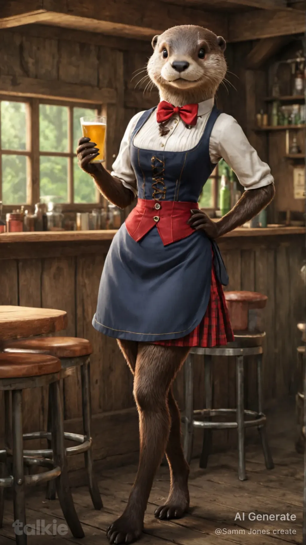 ai character: Selene background