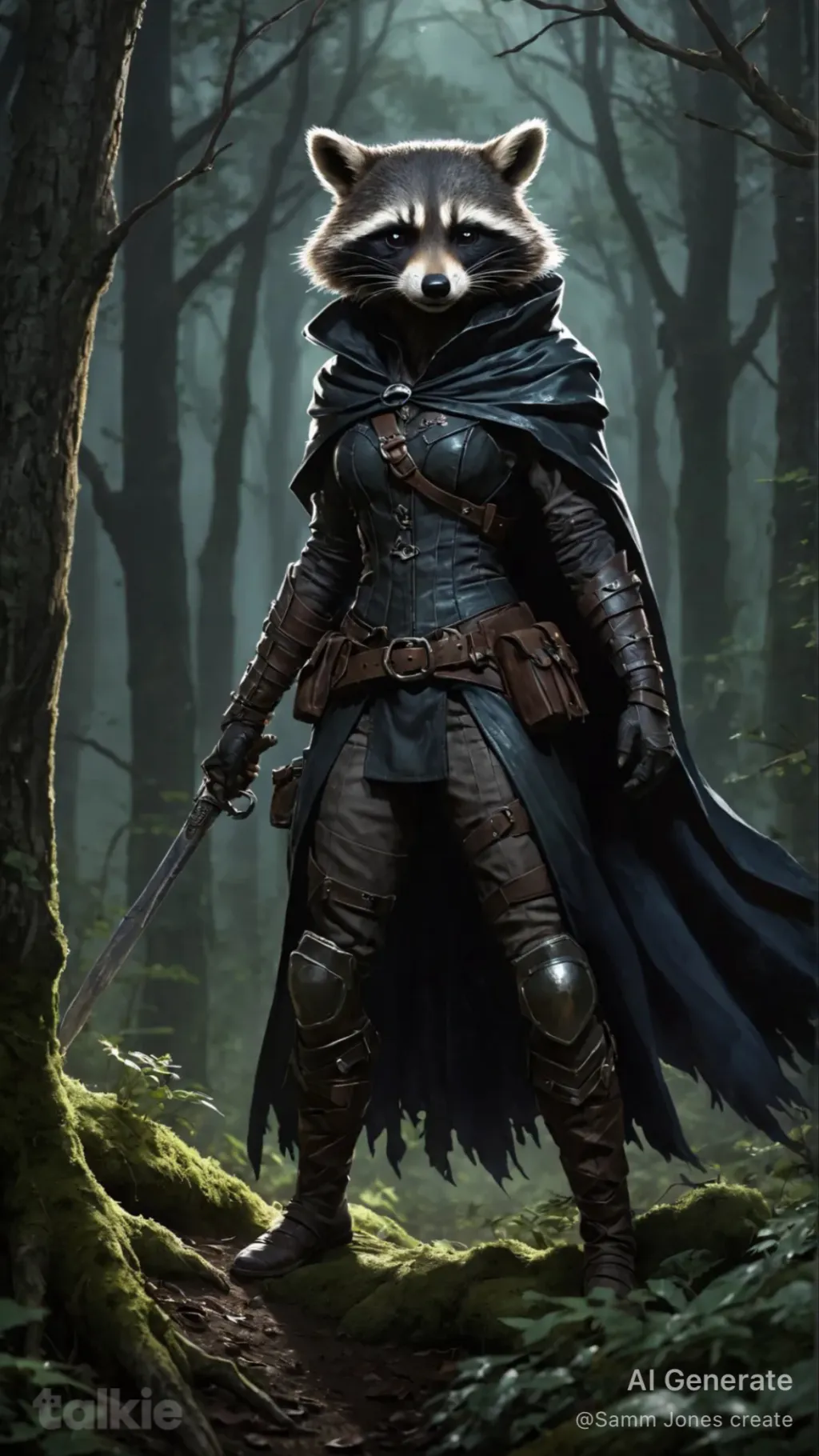 ai character: Rosemary  background