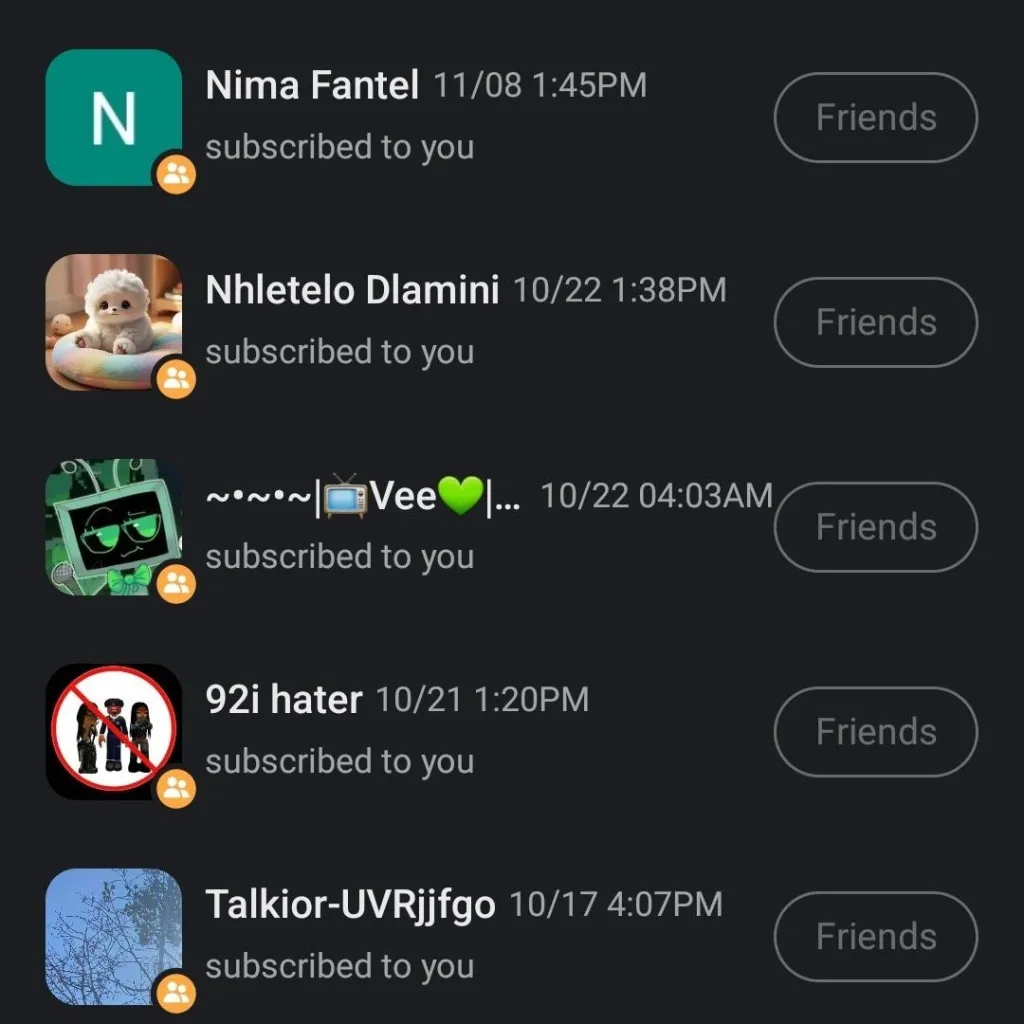 chat with ai character: ty for subing