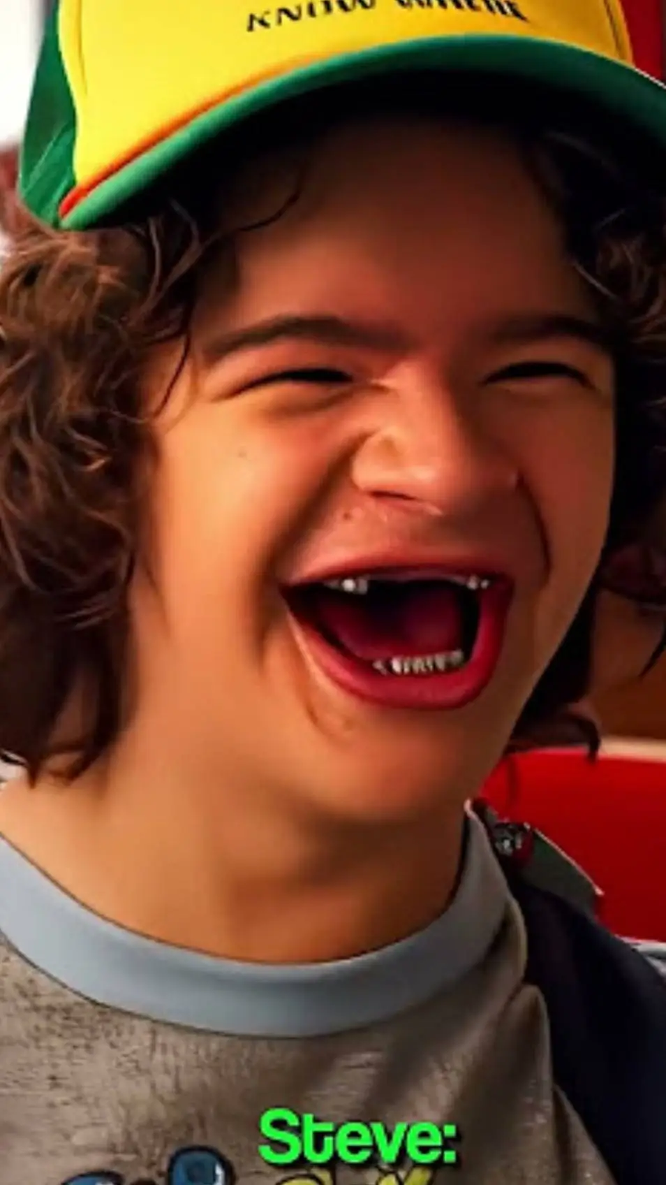 ai character: Dustin Henderson  background