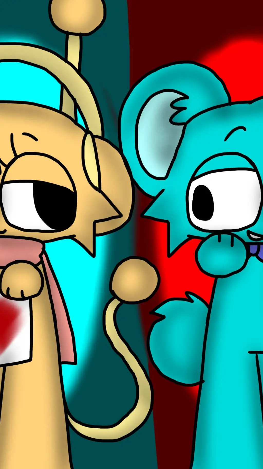 ai character: Navy and seron background