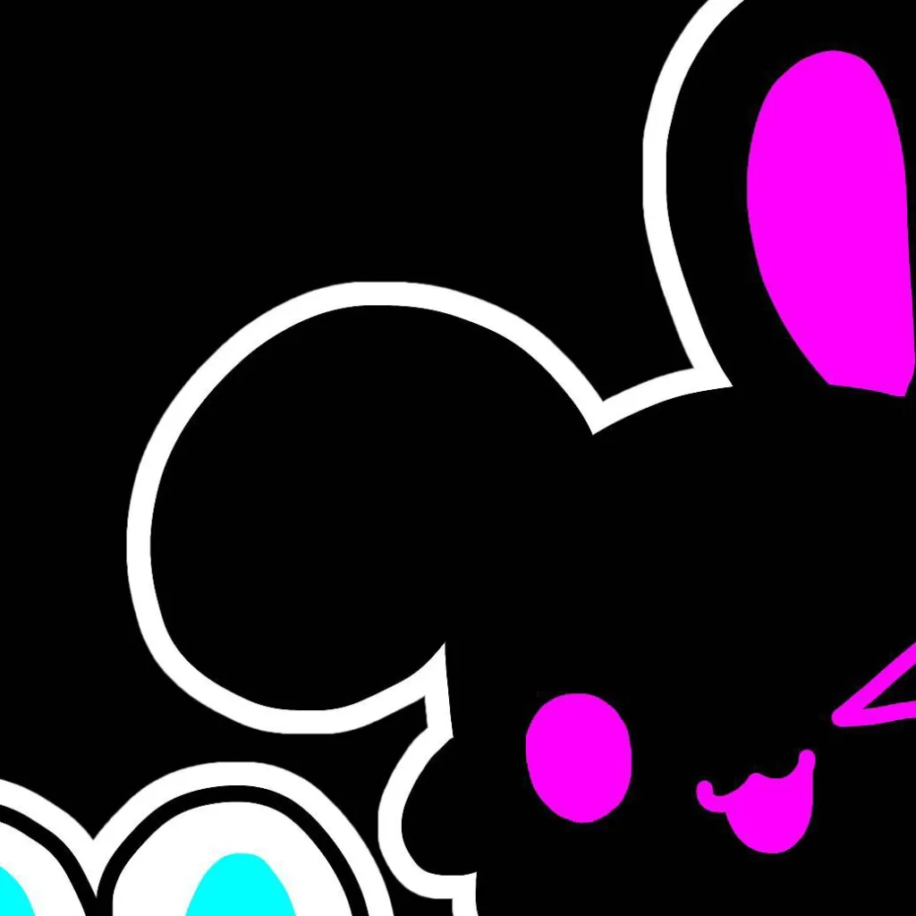 chat with ai character: neon bunny