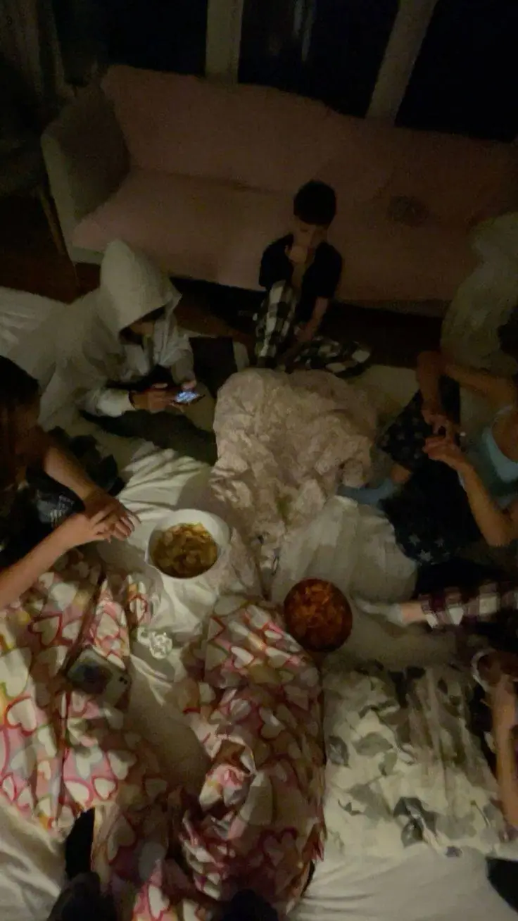 ai character: Sleepover background